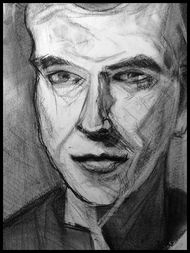 2013 Portrait of Len Bracken by Wen LePore